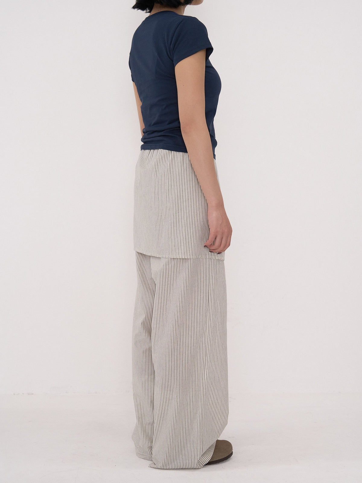 STRIPE WRAP PANTS