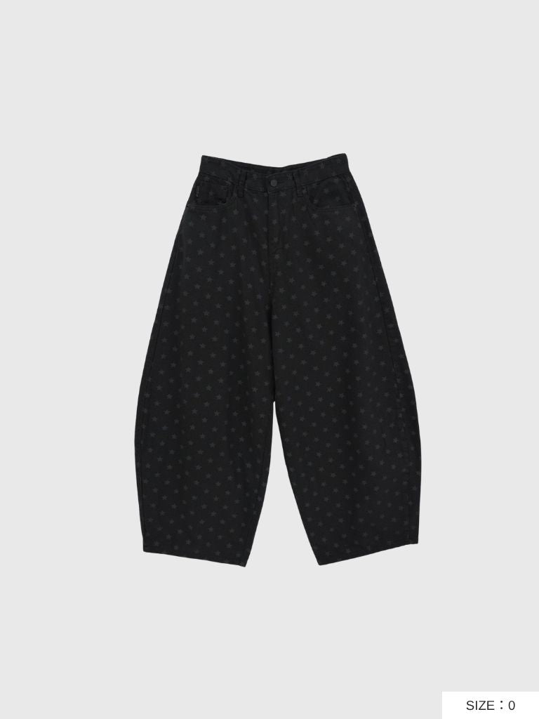 star dot balloon pants