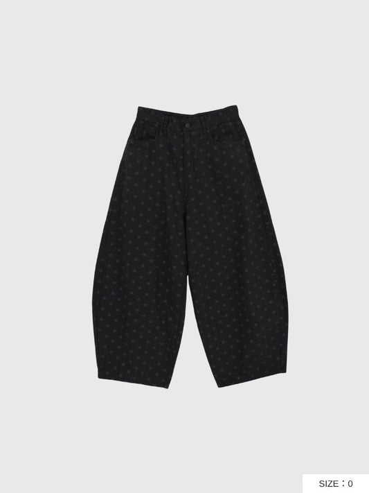 star dot balloon pants