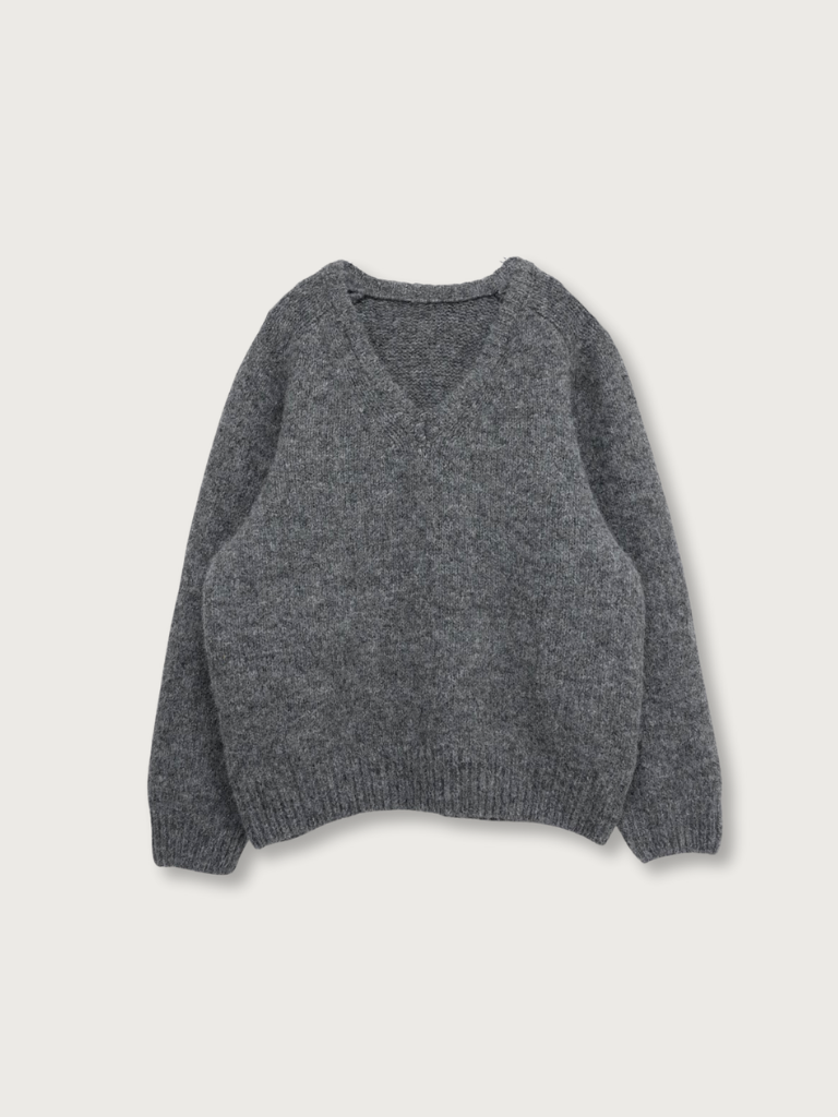 v neck soft knit