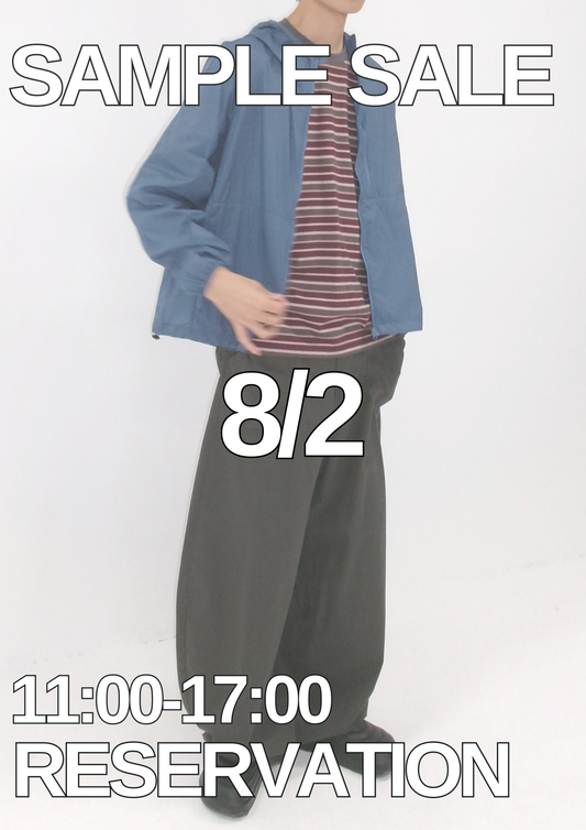 8/2 SAMPLE SALE