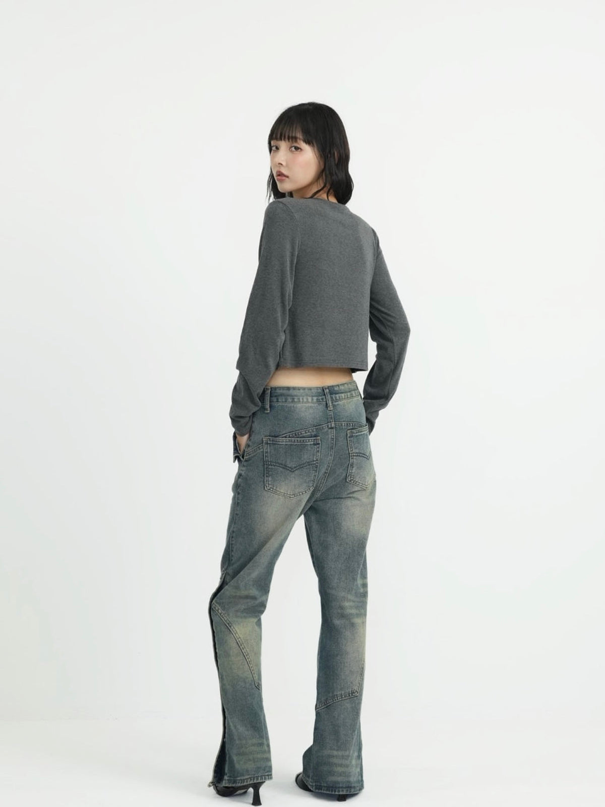 border peek cardigan