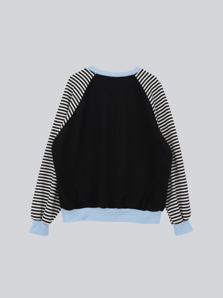 star patch border long tee