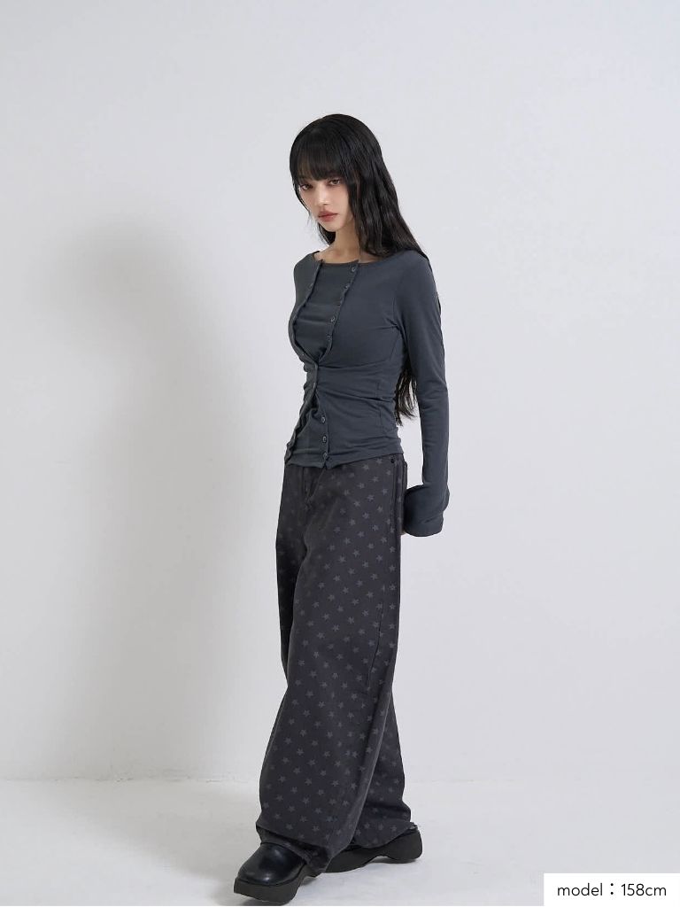 star dot balloon pants