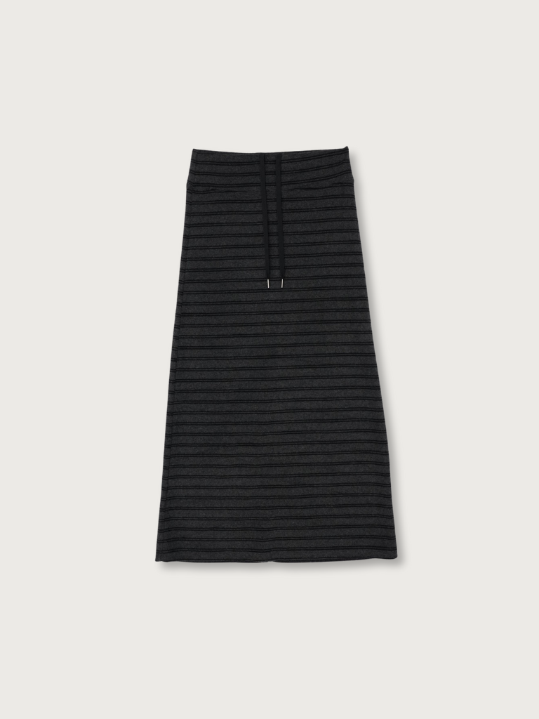 striped knit skirt