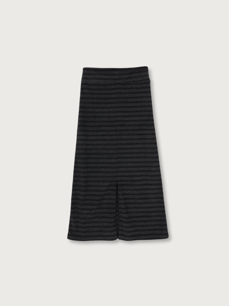 striped knit skirt