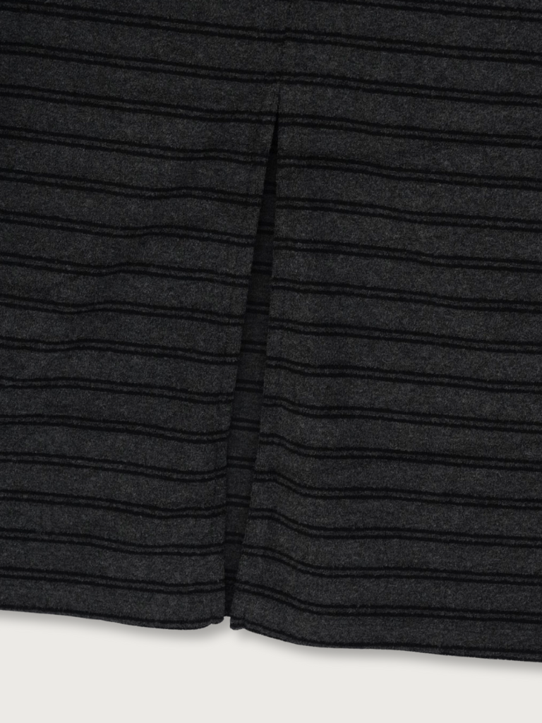 striped knit skirt