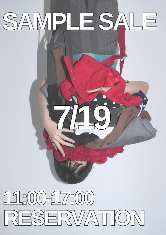7/19 SAMPLE SALE