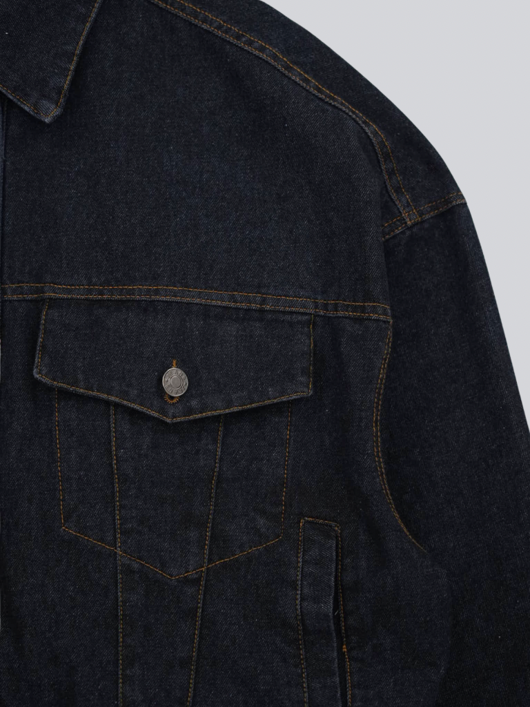 cropped denim jacket
