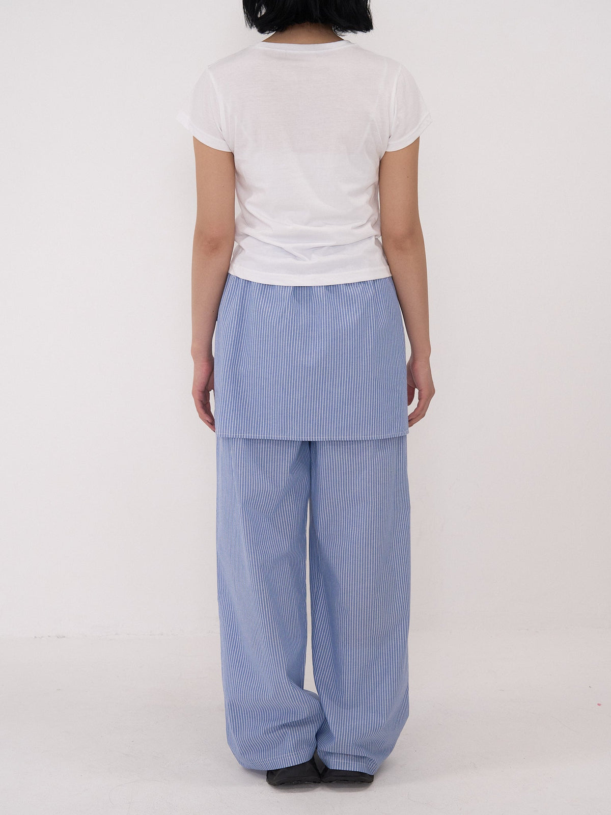 STRIPE WRAP PANTS