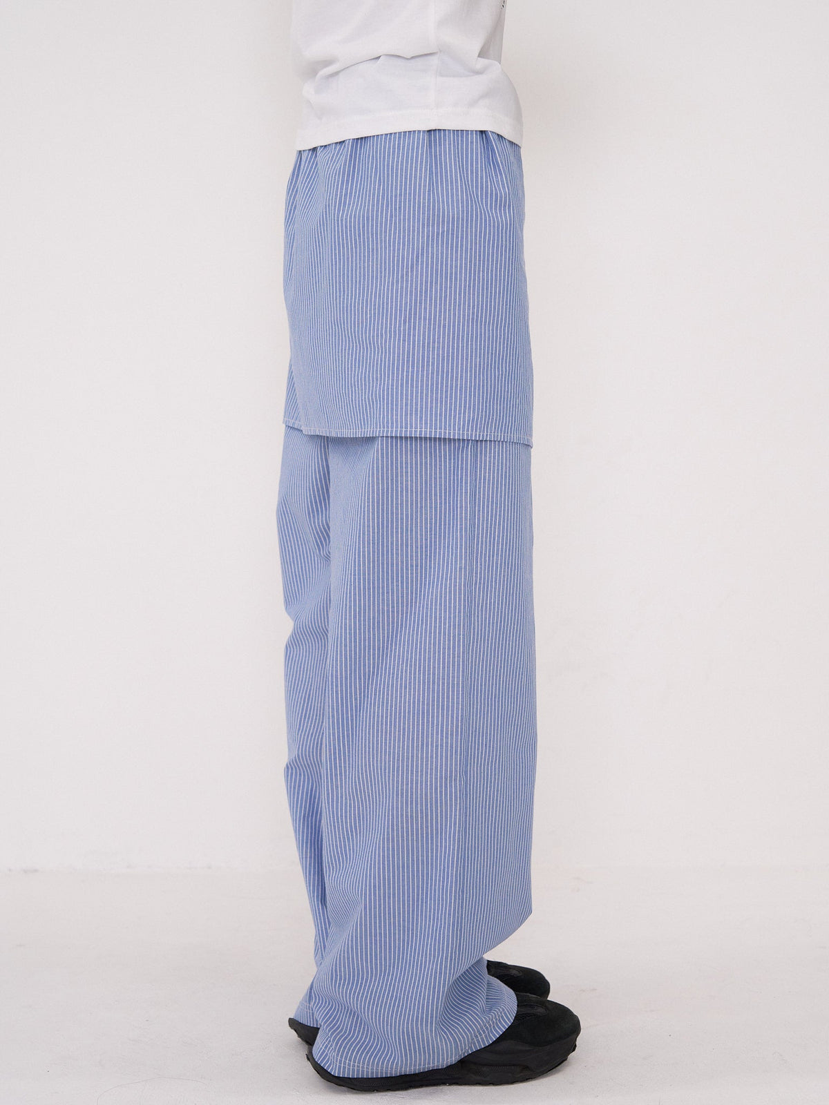 STRIPE WRAP PANTS