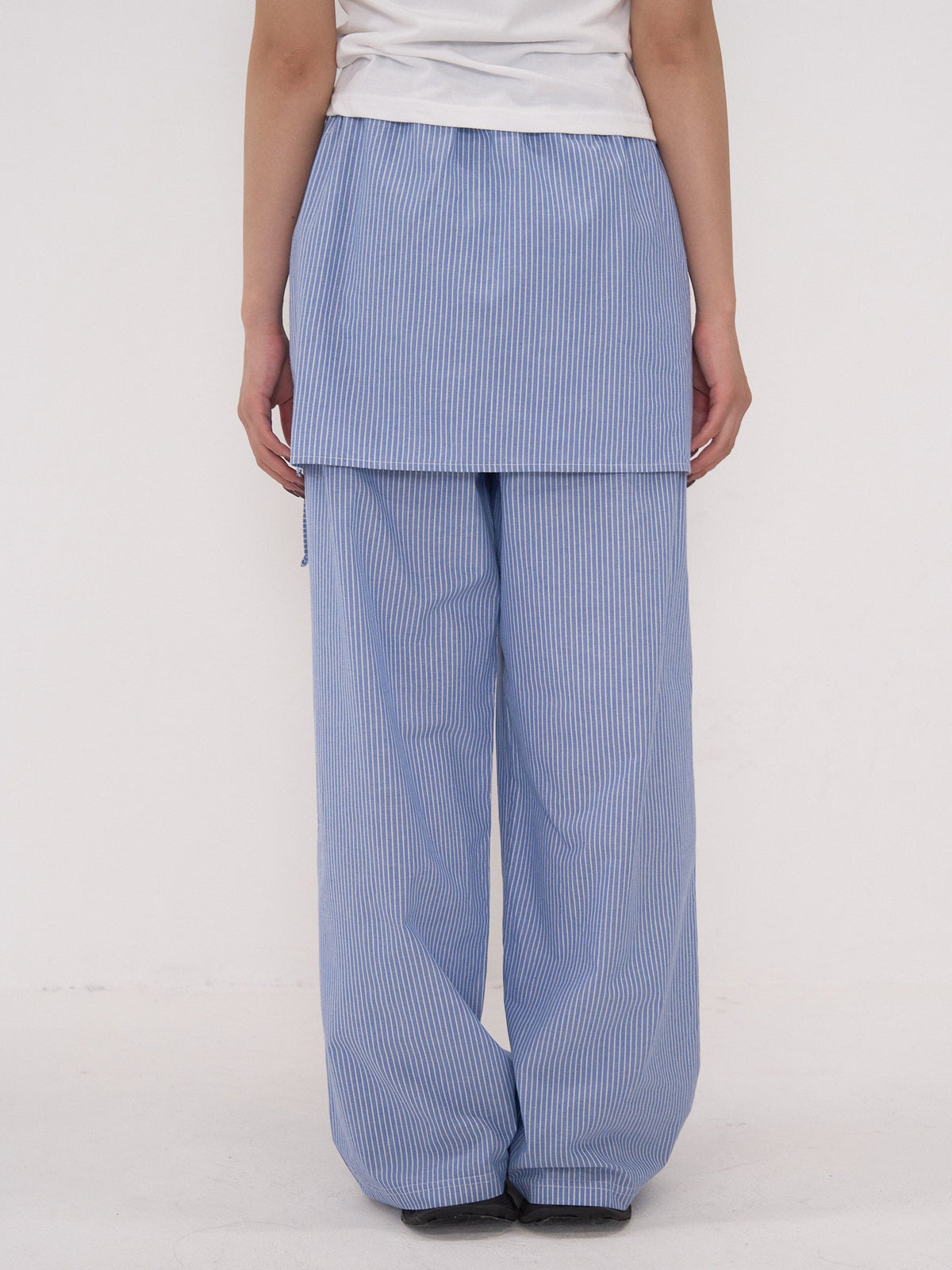 STRIPE WRAP PANTS