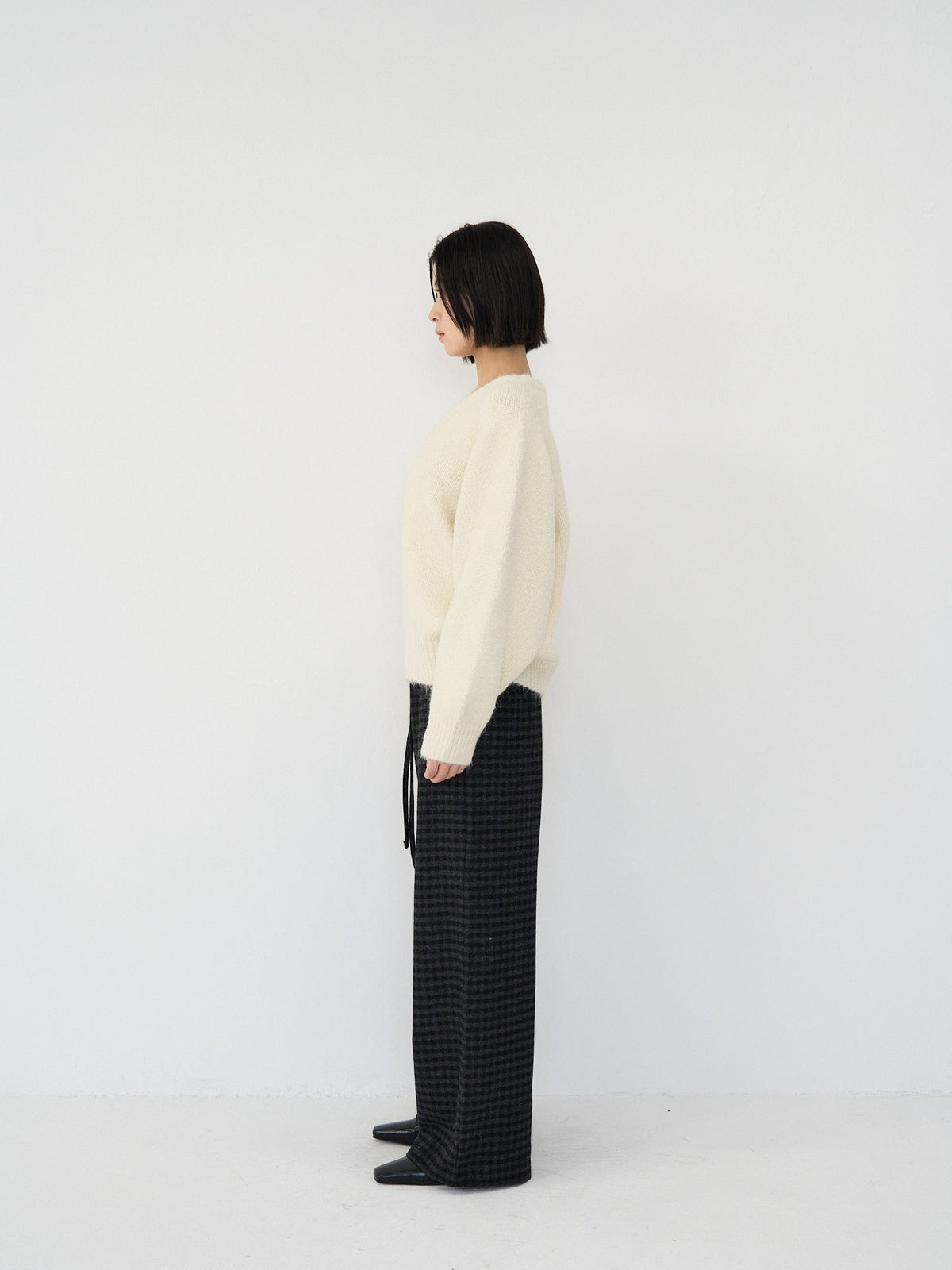v neck soft knit