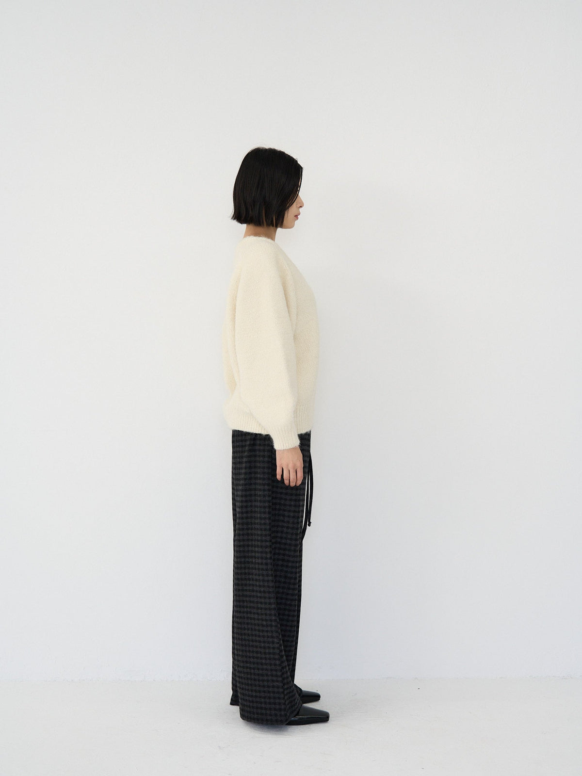 v neck soft knit